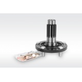 Фланец редуктора конечной передачи переднего моста с БОЛТАМИ и ГАЙКАМИ ( 5 шпилек ) МТЗ-82