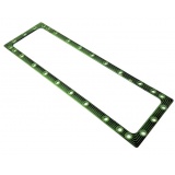 Прокладка бачка радиатора МТЗ-80/82 с РА каркасом зеленый MVQ ПТП ( СИЛИКОН )