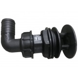 Колено сливное (32мм) (АР24KS40) (Антизавихритель)