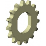 Звездочка опорно-приводного колеса z=15, t=15.875 нов.обр ( УПС-8 )