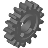 Зубчатка редуктора ( колесо зубчатое z=17 )