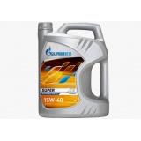 Масло моторное п/синт Gazpromneft Super 15W-40 SG/CD 5литр (ГАЗПРОМНЕФТЬ)