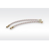 Маслопровод компрессора в МЕТАЛЛИЧЕСКОЙ ОПЛЕТКЕ ( L=410 мм ) ( Упак. - 10 шт. )