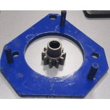 Переходник под стартер с ПД-10 МТЗ ( плита+шестерня )