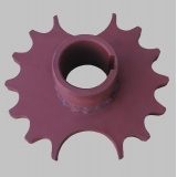 Звездочка прессующего механизма ПРФ с большим вырезом под шпонку (Z=14)