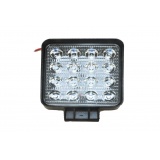 Фара светодиодная квадратная, 16 диодов,48W,(110х42х140) 12/24V РС (Ближний свет)