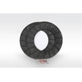 Комплект МТЗ-1221 БЕЗАСБЕСТОВЫХ накладок с заклепками ( накладки 2шт. / заклепки 12шт. )