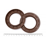 Сальник 2,2-50х80х10 ступицы передней ГАЗель красный (ГС073) "БРТ"