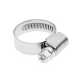 Хомут 20-32 мм, ширина 9мм, (Форма Ключа) ленточный, W2-Нержавеющая сталь "Автомагнат" (50)