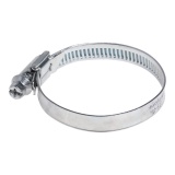 Хомут 60-80 мм, ширина 9мм, червячный W1 (оцинк) "Technik"