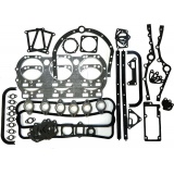 Комплект прокладок двигателя ЯМЗ-236 ПОЛНЫЙ ГБЦ Н/О с ГЕРМ (64 поз) силиконовые прокладки"ГБЦ"