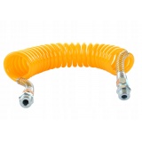 Шланг пневматический (воздушный) 7,5 м, М22, жёлтый (1868297 Ж (М22*1,5)) "Автомагнат" (40)