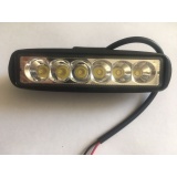 Фара прямоугольная, направленный свет, 6 диодов, 18W, (158x44x40) 12/24V ( Упак. - 50 шт. )