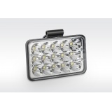 Фара прямоугольная, направленный свет, 8 диодов, 24W, (151x90x62) 12/24V ( Упак. - 20 шт. )