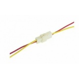 Разъём 2 контакта с проводами 6.3 мм в сборе