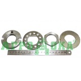 Р/к ступицы оси 2ПТС4 (2 гайки + 2 шайбы) МТЗ, ЮМЗ