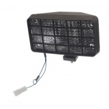 Фара 8724.304/013 рабочая (H3 70W 24V Выключа, выводной шнур и разъем (РСМ)