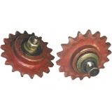 Звездочка (z=18, t=19.05) натяжная с осью (МЕЛ)