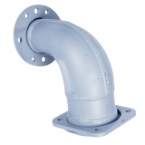 Патрубок приемный Камаз ЕВРО(ракушка) 010 универсальная (L1-147мм, L2-155мм) ПОЛИМЕР