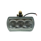 Фара ГАЗ, УАЗ, МТЗ, ЗИЛ противотуманная прямоуг.белая (рифл.стекло) (ФГ007) универс "АвтоЭлектрика"