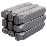 Набор клейм цифровых 10мм  (повышенной твердости) АвтоDело 40581