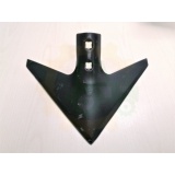 Лапа КШУ, КСК (330 мм) наплавленная 6 мм к S-образной стойки 65x12 (меж. центр. 45 мм) (Алмаз РЗЗ)