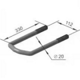 Скоба (стремянка) М20 (большая) пружин кронштейна КПЭ (Алмаз РЗЗ)