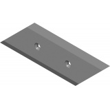 Нож (ПСКу,ПСКуМ) левый ромб двусторонний 450х140 мм, толщ.10 мм (Алмаз РЗЗ)