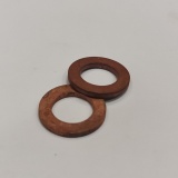 Шайба медная D9x15x1,5 мм на форсунку "плоская" (МТЗ)