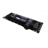 1321-1301075 БАК РАДИАТОРА НИЖНИЙ (МТЗ-1221) 5-ти рядный радиатор Латун.