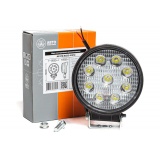 ФАРА АЕ42R-14LED-55PC доп. круглая, рассеиваемый свет, 14 диодов, 42W, (115х55х142) 12/24V (09.1888)