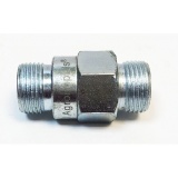 Штуцер соединительный РВД (M20*1,5-М20*1,5) С ОБРАТНЫМ ДРОССЕЛЬНЫМ КЛАПАНОМ