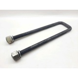 Стремянка рессоры 2ПТС-4 (16х1,5х320х70(В16)х55) прямоугольная с гайкой