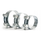 Хомут стяжной d=48-51 ширина 22 мм. W1 -Оцинкованный металл