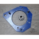 Комплект переоборудования под стартер ( вал + плита )  ЮМЗ