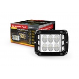 Фара прямоугольная, направленный свет, 6 диодов, 18W, (97x75x76) 12/24V ( Упак. - 40 шт. )