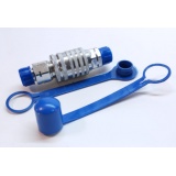 Муфта разрывная ЕВРО ( 24 гайка ) ДВУХСТОРОННЯЯ с защитными пробками ( Упак.- 10 шт. )