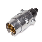 Вилка соединительная, 7-и контактная, металл