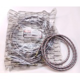 Топливопровод в МЕТАЛЛИЧЕСКОЙ ОПЛЕТКЕ обратка D-10 mm ( L=2270 мм) ( Упак.- 10 шт. )