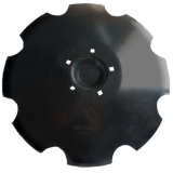 Диск «Ромашка» D=620мм, тол. 6мм, 5 кв. отв. 13х13 на расстоянии 158мм