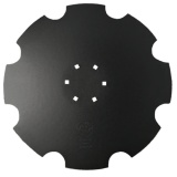 Диск «Ромашка» D=620мм, тол. 6мм, 6 кв. отв. 13х13 на расстоянии 130мм