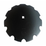 Диск «Ромашка» D=610мм, тол. 6мм, центр. кв. отв. 33х33