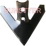 Лапа культиватора 220мм к S-образной стойке 45х12 и 65х12