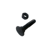 Болт с гайкой 12х60. Прочность 8.8  круглая головка