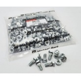 Болт зубчатый с шестигр. головкой М6*16 с гайкой,КЛАСС. ПРОЧНОСТИ 10.9 ( Уп.-100 шт)