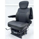 Сиденье УК ( ПРОФИ-П ) ПНЕВМОПОДВЕСКА, ПОВОРОТНЫЙ механизм, экокожа+жаккард, подголовник,подлокот.)