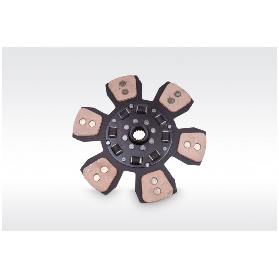 Диск сцепления МТЗ - 2022 ( с керамическими накладками ) ( с резинкой ) ( 16 - шлицов ) - 1