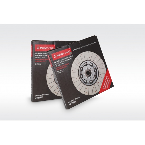 Диск сцепления МТЗ-80/82 ( закрытая конструкция ПРУЖИН демпфера ) ( Упак. - 5 шт.) - 1