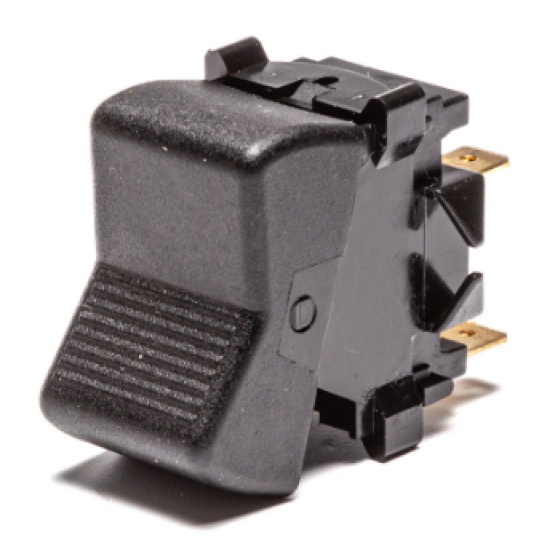 Выключатель клавиша, (без символа) 12/24В, 2 контакт. (АВТОЭЛЕКТРИКА) - 1