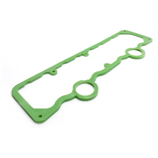 Прокладка клапанной крышки Д-240 МТЗ нижняя с РА каркасом зеленый MVQ ПТП ( СИЛИКОН ) - 1